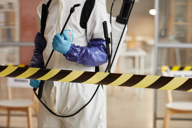 Professional Blood Cleanup technician working in Hillsboro, IL